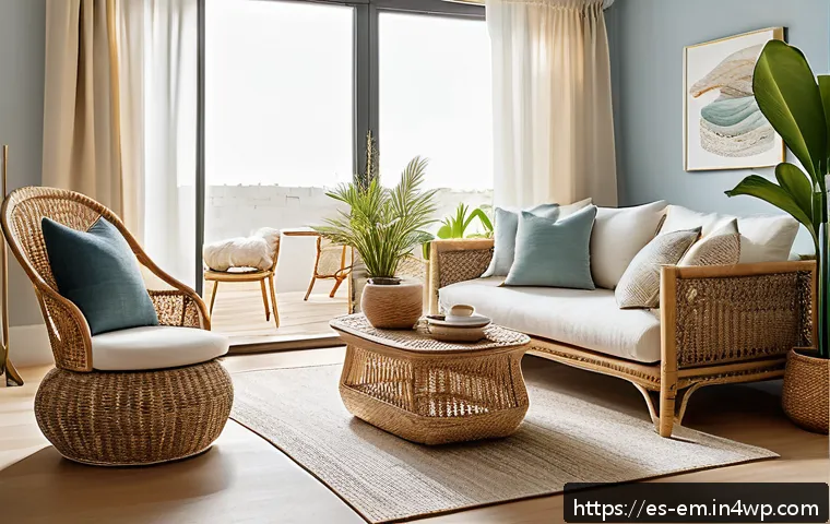 자기 돌봄을 위한 편안한 공간 만들기 - A cozy and serene living room corner bathed in warm natural light, featuring soft beige and pastel b...